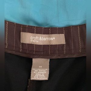 Croft and Barrow straight leg pants